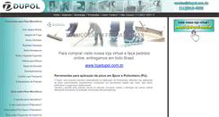 Desktop Screenshot of dupol.com.br